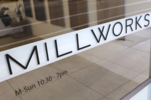 Millworks Custom Business Logo Window Decal - Large Format Printing