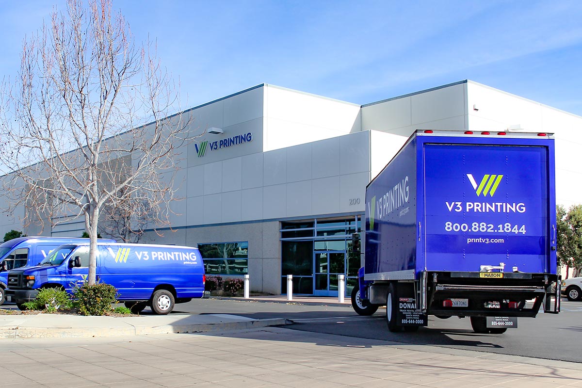 V3 Printing Headquarters & Delivery Trucks 2