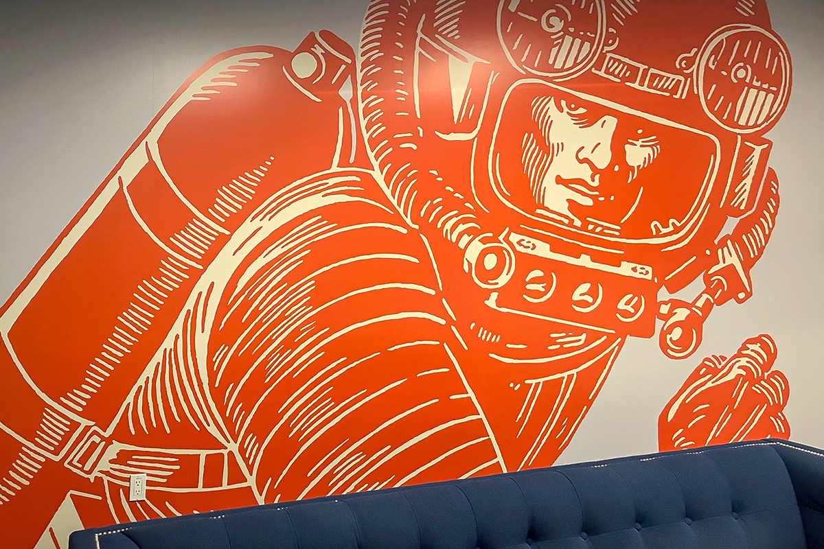 Zillow Headquarters Wall Mural